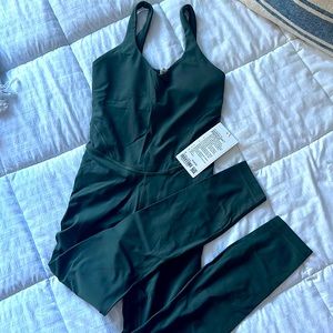 Lululemon align bodysuit 25” - size 4 - army green - BRAND NEW